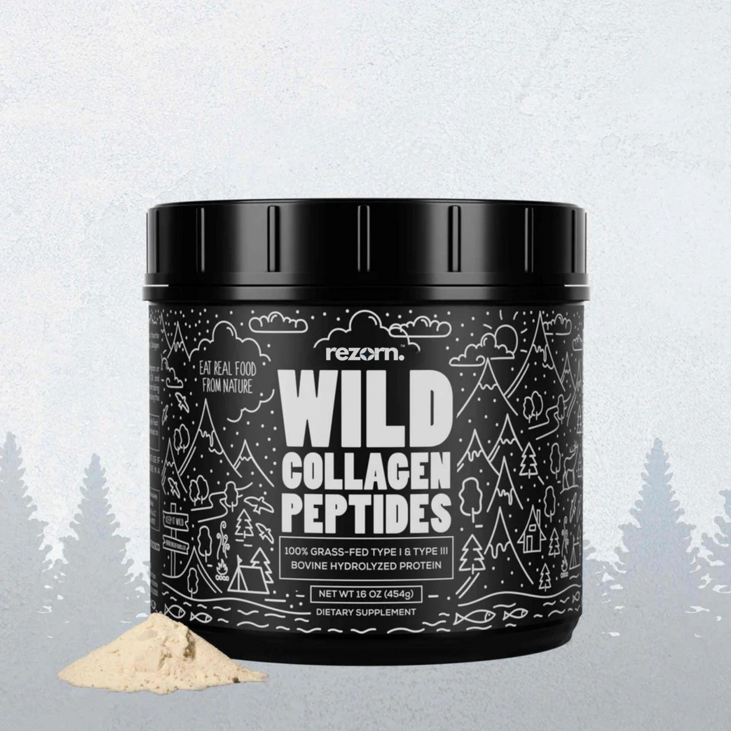 Rezorn® Grass-Fed Collagen Peptides, 41 servings – Skin, Hair & Joint Support Collagen