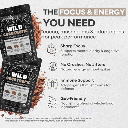 Rezorn® CocoTropic, 32 servings – Organic Mushroom Mix for Energy & Focus