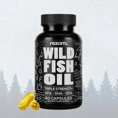 Rezorn® Fish Oil Capsules, 60 servings – Omega-3 for Heart Health & Cognitive Function