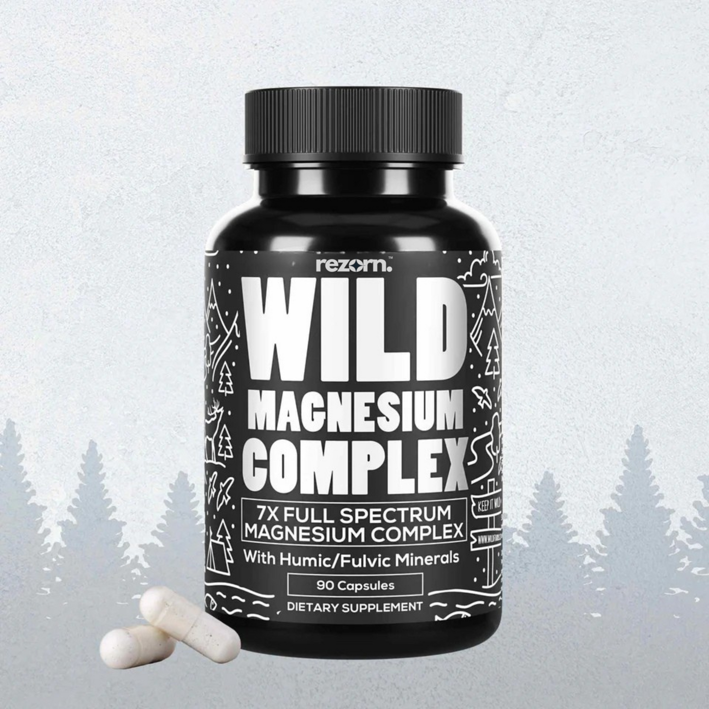 Rezorn® Magnesium Complex | 7-in-1 Complete Spectrum Formula for Sleep, Energy & Recovery