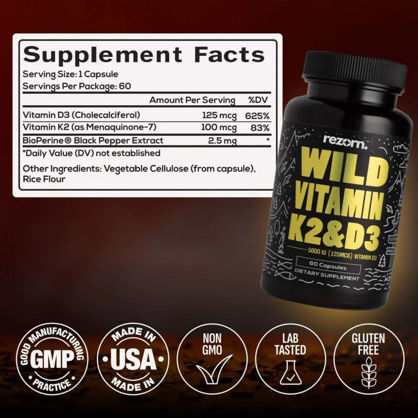 Rezorn® Wild Man Bundles: Natural Anabolic Support